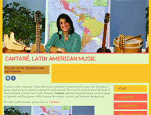 Tablet Screenshot of cantaremusic.com